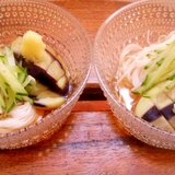 夏の夕食にもう一品、ちょっと素麺